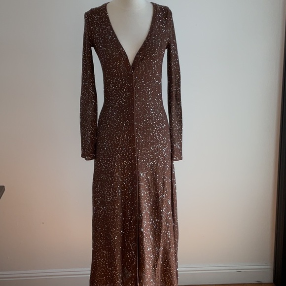 MISA Los Angeles Rafael Cardigan Dress, Size: M - Picture 9 of 16